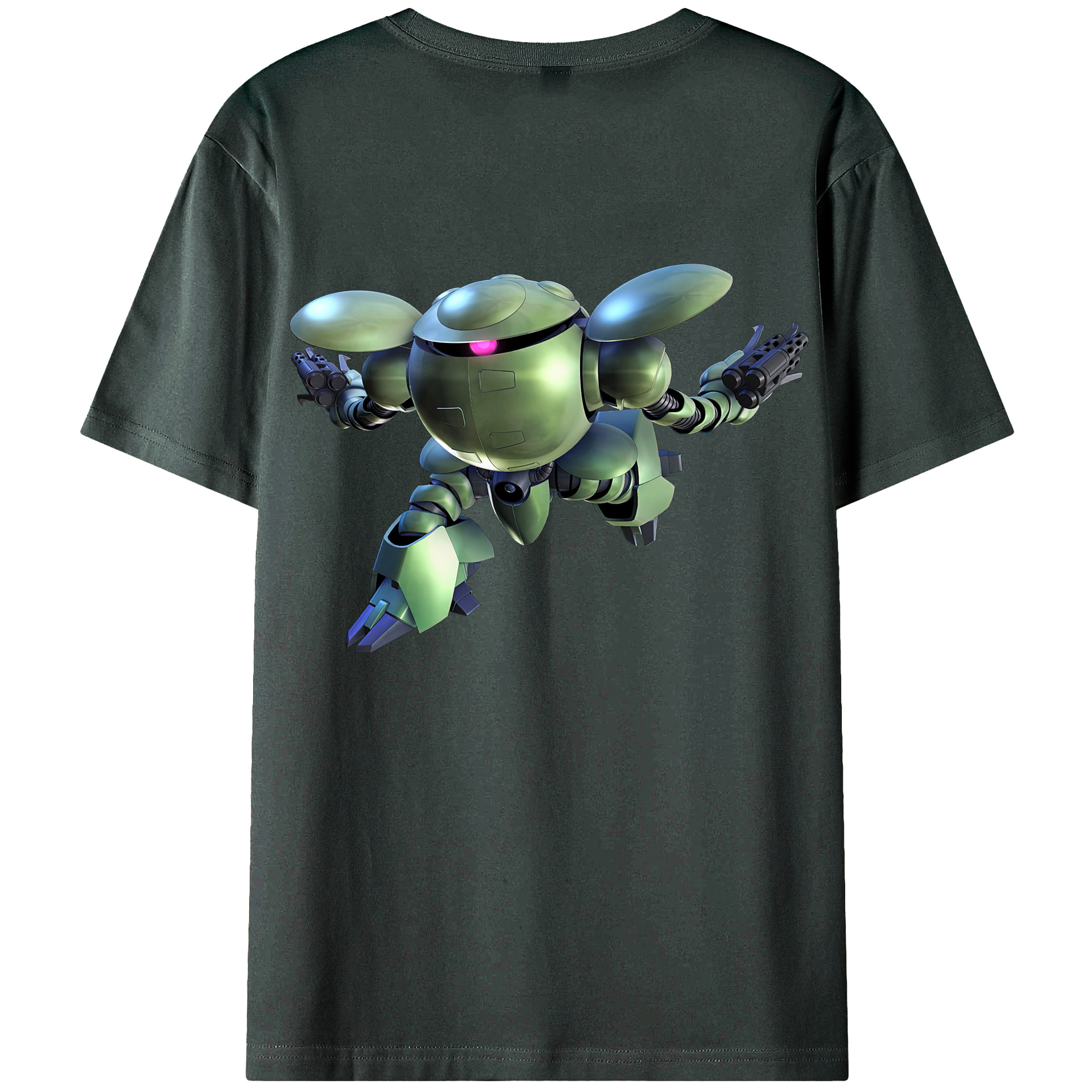 （画像用） 機動戦士ガンダム Mobile Suit Gundam 綿100％ メンズ半袖Tシャツ（バックプリント） 通気性